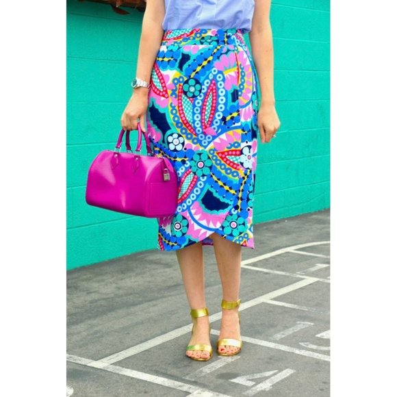 J. Crew Dresses & Skirts - J. Crew Womens 12 Multicolor Ratti Kaleidoscope Fa
